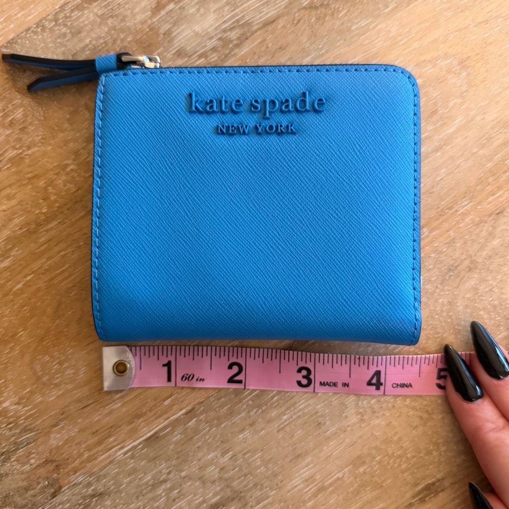 Kate Spade Vibrant Blue Zip Wallet
